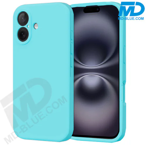 Premium Siliconen hoesje voor de Samsung S25 -  Licht Blauw
