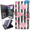 Samsung S25 Plus - Telefoonhoesje - Book Case - Hartjes