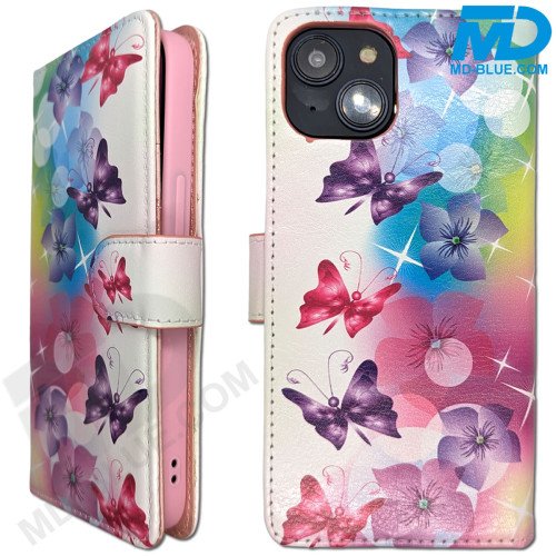 Samsung S25 Plus - Telefoonhoesje - Book Case - Vlinders