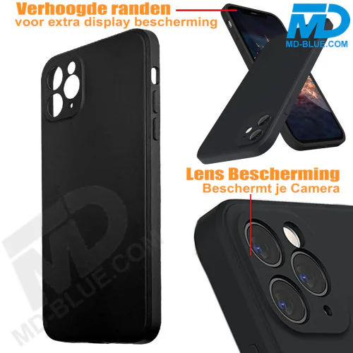 Samsung S25 - Telefoonhoesje - Achterkantje - Siliconen - Zwart
