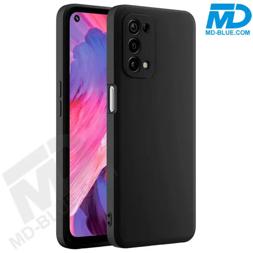 Oppo A74 (5G) / A54 (5G) Telefoon Hoesje Siliconen Zwart