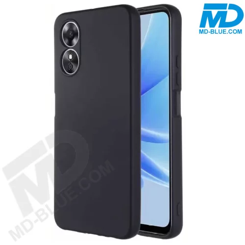 Oppo A58 / A78 (5G) Telefoon Hoesje Siliconen Zwart