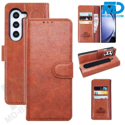 Samsung Z Fold 6 - Telefoonhoesje - Book Case - Blauw