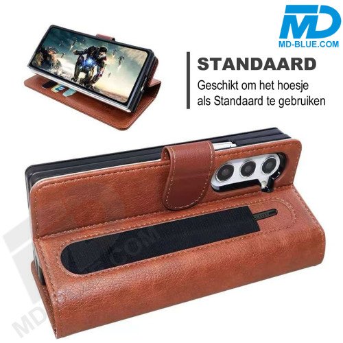 Samsung Z Fold 6 - Telefoonhoesje - Book Case - Zwart
