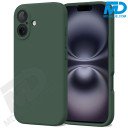 Premium Donkergroen Siliconen iPhone 17 Pro Max Hoesje – Zachte Binnenkant | MDblue