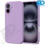 Premium Siliconen hoesje voor de iPhone 16e - Paars
