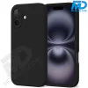 Premium Siliconen hoesje voor de iPhone 16 -  Zwart