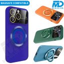 Backcover voor IPhone 15 Magsafe Compatible - Blauw