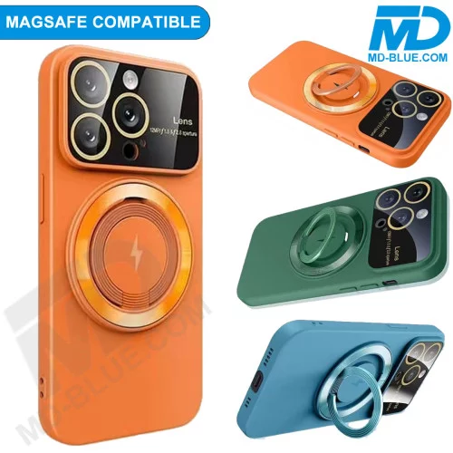 Backcover voor IPhone 13 Pro Magsafe Compatible - Oranje