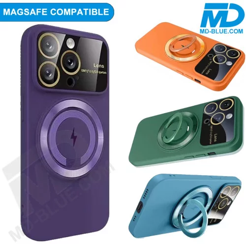 Backcover voor IPhone 14 Magsafe Compatible - Paars