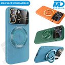 Backcover voor IPhone 15 Pro Magsafe Compatible - Sky Blue