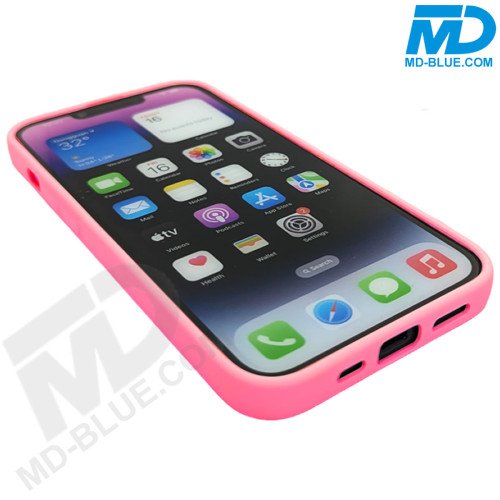 Premium Siliconen hoesje voor de Samsung S23 - Hot Pink