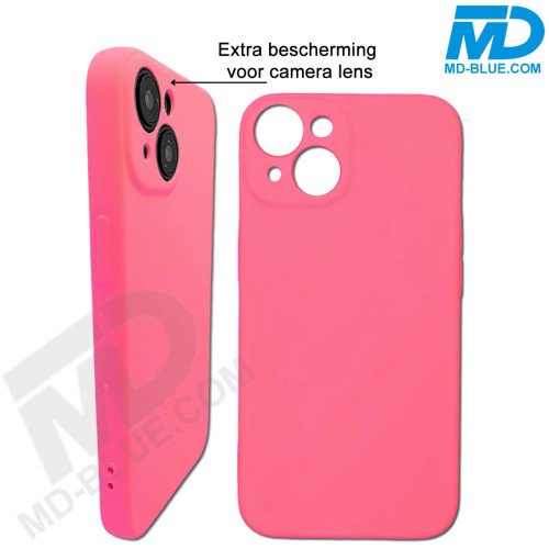 Premium Siliconen hoesje voor de Samsung A06 - Hot Pink