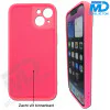 Premium Siliconen hoesje voor de iPhone 14 - Hot Pink