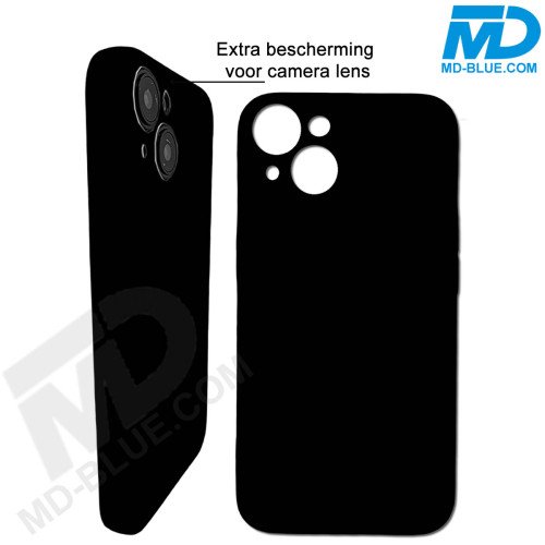 Premium Siliconen hoesje voor de Samsung A06 - Zwart