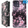 iPhone 16 - Telefoonhoesje - Book Case - Bloemen