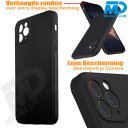 Samsung S23 Ultra - Telefoonhoesje - Achterkantje - Siliconen - Zwart