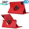 Tablet hoes voor de iPad Pro 12.9 (2024)  - 7e Generatie - 360° Draaibaar - Rood
