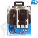 MDBlue - Oplader en Oplaad Kabel - 1 meter - USB A naar Micro USB Connection - Travelset