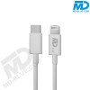 MDBlue - Oplaadkabel - Voor iPhone - USB-C naar Lightning - 1 meter - Wit