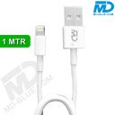 MDblue - Oplaadkabel - voor- iPhone - USB A naar Lightning - 1 meter - Wit