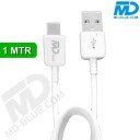 MDBlue - Oplaadkabel - USB A naar USB C Connection - 1 meter - Wit