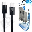 MDBlue - Oplaadkabel - USB C naar USB C - 1 meter - Zwart