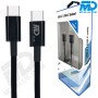MDBlue - Oplaadkabel - USB C naar USB C - 1 meter - Zwart