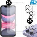 2x Screenprotector en 2x Lens Protector voor iPhone 11