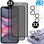 2x Privacy Screenprotector en 2x Lens Protector voor iPhone 11