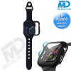 Apple Watch Screenprotector Case - Hoesje - Bandje - Apple Watch 6, 5, 4 en SE - 44 mm - Zwart