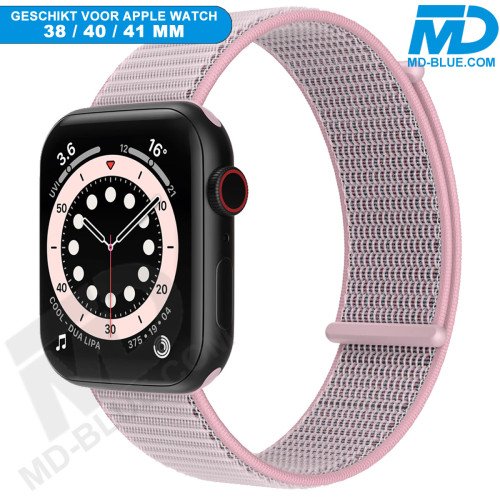 MDblue - Bandje geschikt voor Apple watch 38-40-41 MM - Sand Pink