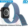 MDblue - Bandje geschikt voor Apple watch 42-44-45-49 MM - Zwart