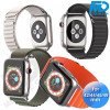 Apple Watch Bandje - Nylon - Smart Watch Bandje - voor Apple watch 42/44/45/49MM - Zwart