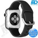 Apple Watch Bandje - Siliconen - SmartWatch Bandje - voor Apple watch 38/40/41MM - (S) Lengte 16 t/m 19cm -Zwart