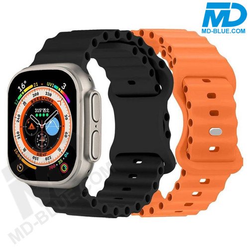 Apple Watch - Bandje - Siliconen - Smart Watch Bandje - voor Apple watch 42-44-45-49 MM - Pistache