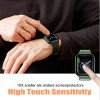 Apple Watch Screenprotector - Case - Hoesje - Apple Watch Series  6, 5, 4 en SE 44 mm - 9H Gehard Glas - Leger Groen