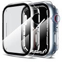 Apple Watch Screenprotector - Case - Hoesje - Apple Watch Series 7 - Apple Watch Series 8 - 41 mm - 9H Gehard Glas - Transparant