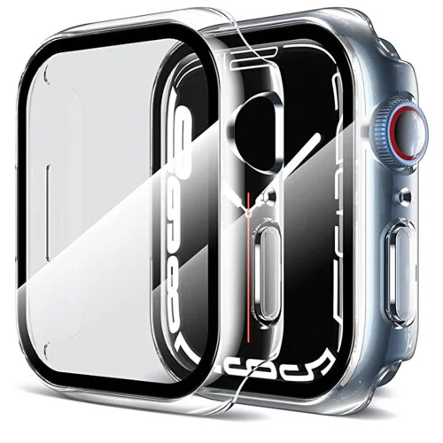 Screenprotector - Case - Hoesje - 9H Gehard Glas - Apple Watch 6, 5, 4 en SE 40 mm - Transparant