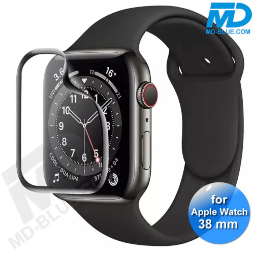Apple Watch Screenprotector 38mm - voor Apple Watch Series 1, 2 en 3 - 3D Tempered Film - Transparant
