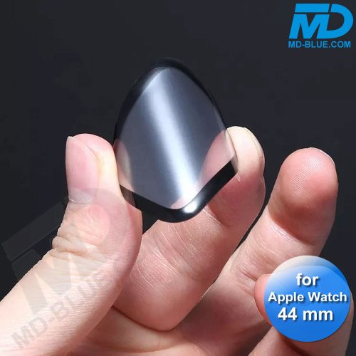 Apple Watch Screenprotector 44mm - voor Apple Watch Series SE, 4, 5 en 6 - 3D Tempered Film - Transparant