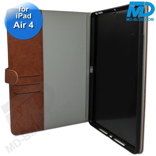 MDblue - Tablet Hoes - Case - Wallet voor iPad AIR 4 - Bruin