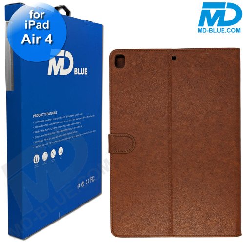 MDblue - Tablet Hoes - Case - Wallet voor iPad AIR 4 - Bruin