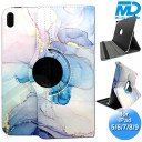 Tablet Case / Hoes Marble voor iPad 5/6/7/8/9 - 360° Draaibaar