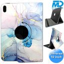Tablet Case / Hoes Marble Universeel 10 inch - 360° Draaibaar