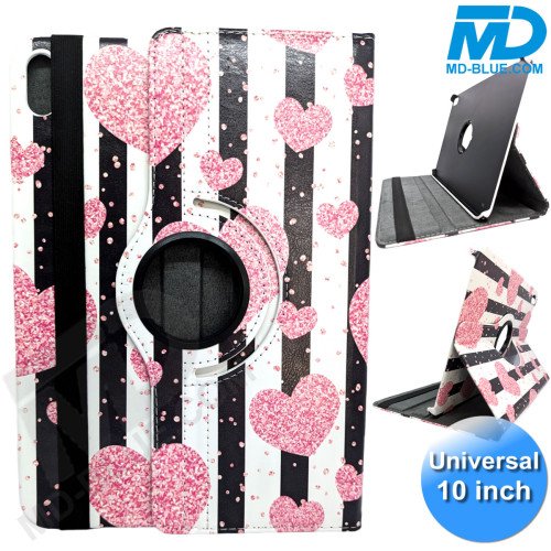 Tablet Case / Hoes Harten Universeel 10 inch - 360° Draaibaar