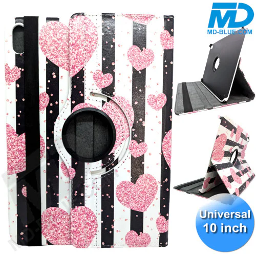 Tablet Case / Hoes Harten Universeel 10 inch - 360° Draaibaar