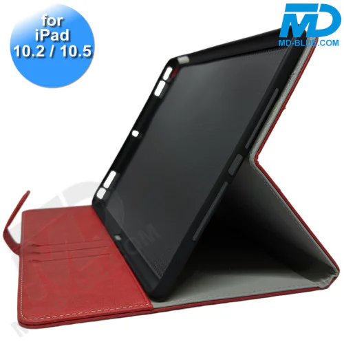 MDblue - Tablet Hoes - Case - Wallet voor iPad 10.2 / 10.5  - Rood