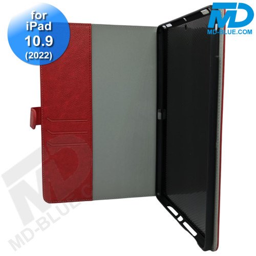 MDblue - Tablet Hoes - Case - Wallet voor iPad  10.9 - (2022) - Rood
