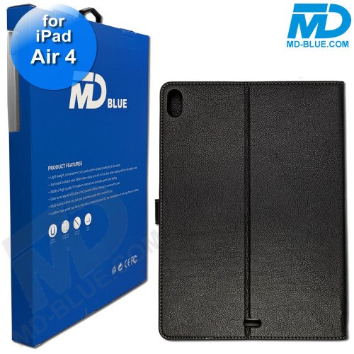 MDblue - Tablet Hoes - Case - Wallet voor iPad AIR 4 - Zwart